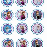 Frozen: Free Printable Toppers. | Oh My Fiesta! In English   Free Printable Barbie Cupcake Toppers