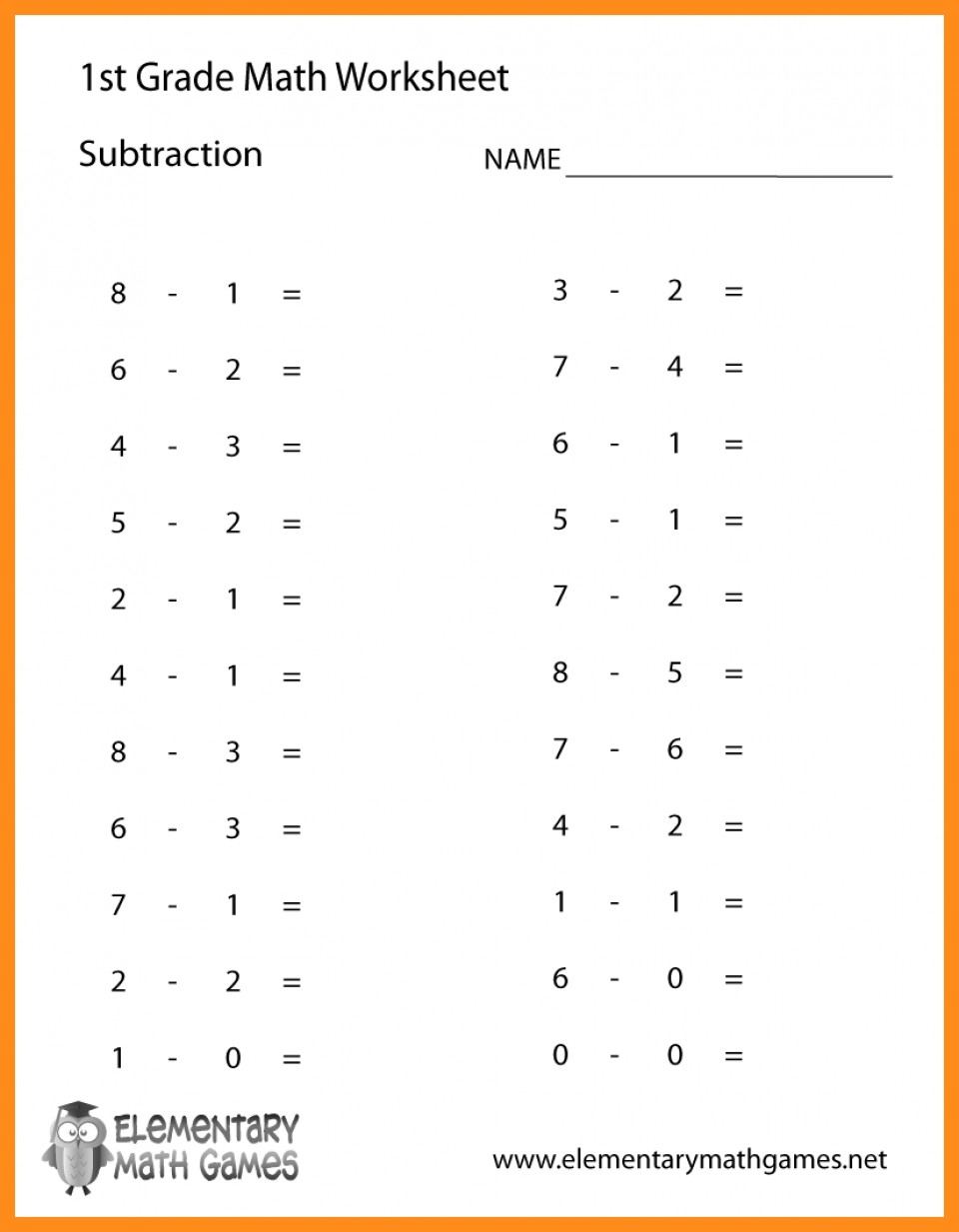 Fun Printable Math Worksheets For First Grade Formidable 1St - Free Printable First Grade Math Worksheets