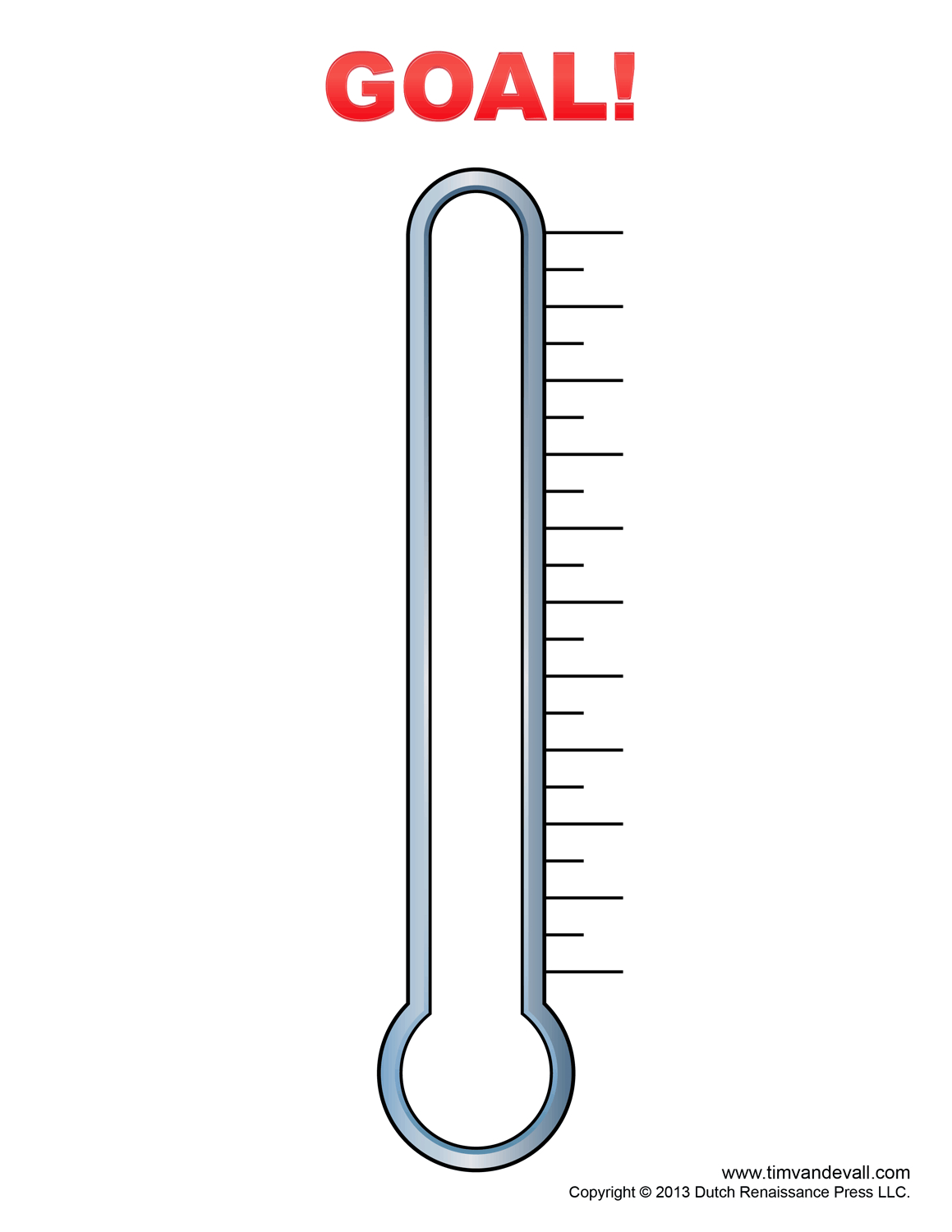 Fundraising Thermometer Template | For J | Pinterest | Goal - Free Printable Goal Thermometer Template