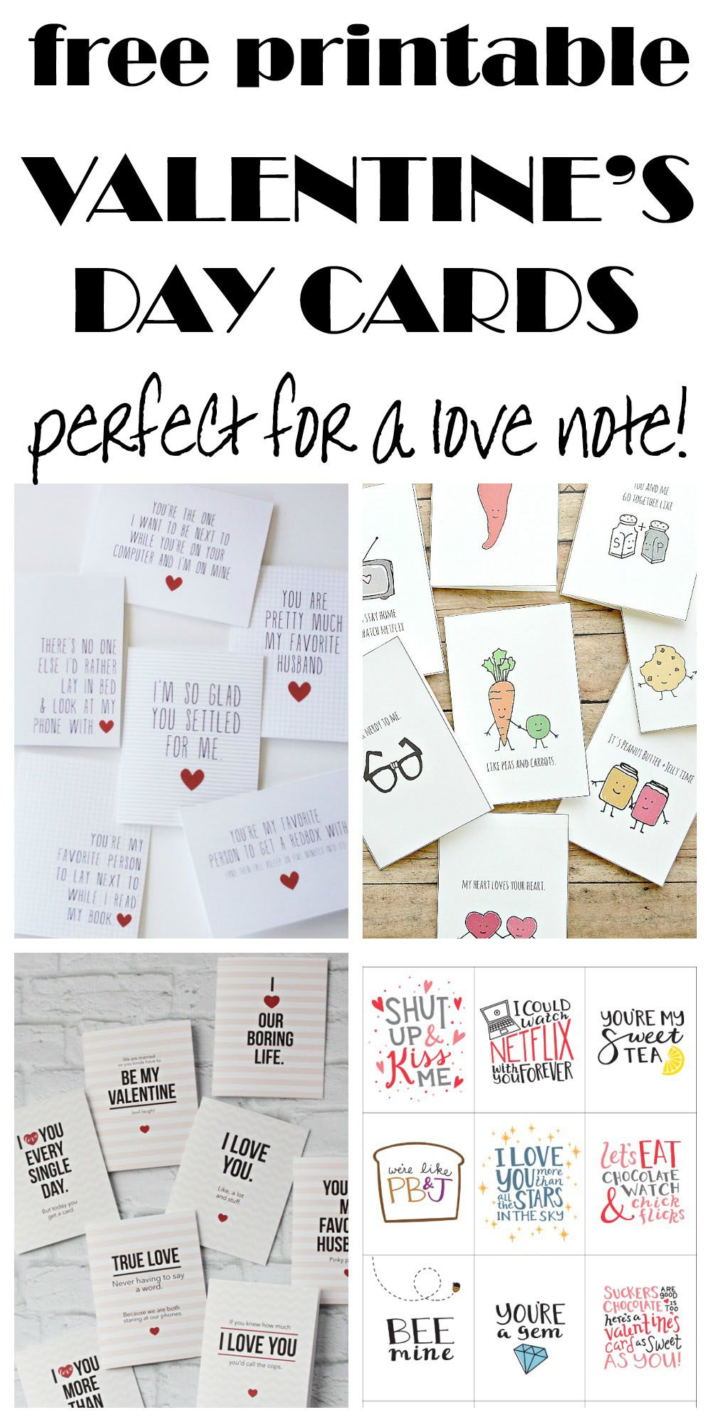Funny And Cute, Free Printable Cards Perfect For A Love Note - Free Printable Love Cards