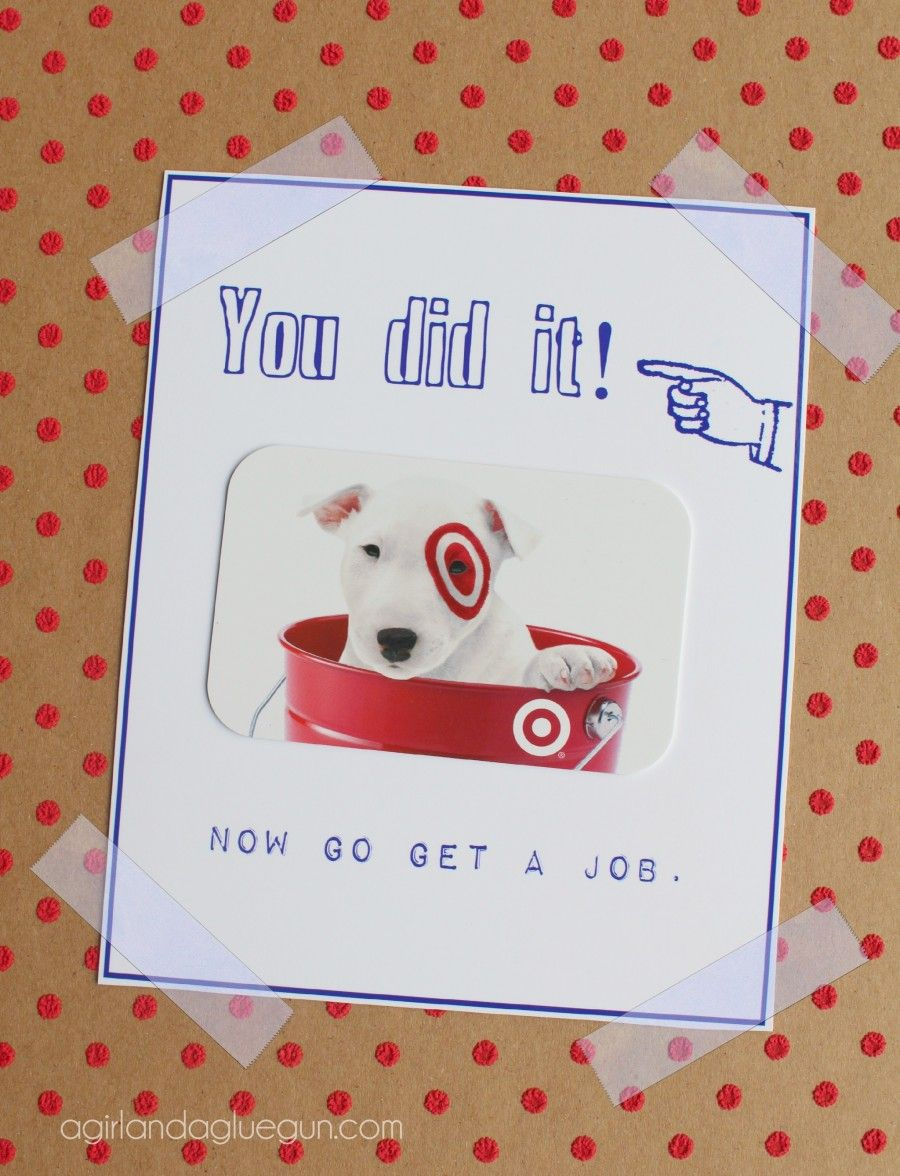 Funny Graduation Card Ideas With Free Printables | Printables - Graduation Cards Free Printable Funny