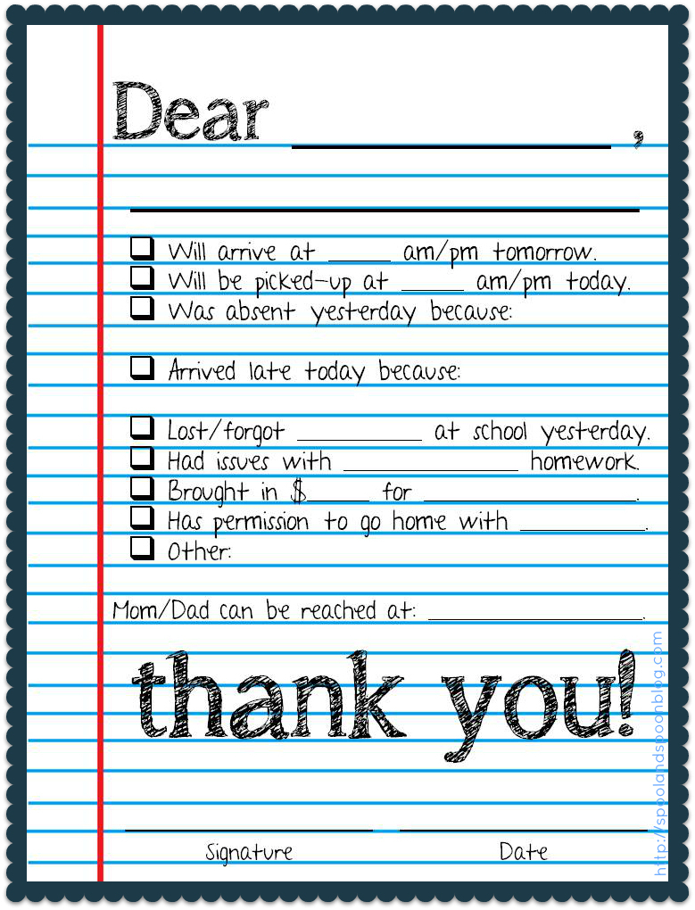 Gallery: Note From Teacher Printable Template, - Coloring Page For Kids - Free Printable Teacher Notes To Parents