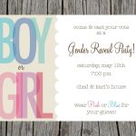Gender Reveal Party Invitation Printableprintyourheartout   Free Printable Gender Reveal Templates