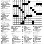 General Knowledge Easy Printable Crossword Puzzles | Penaime   Free Easy Printable Crossword Puzzles For Adults