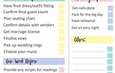 Geometric Free Printable Last Minute Wedding Checklist | Bespoke – Free Printable Wedding Party List