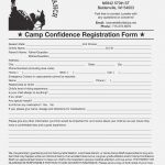 Get Form Summer Camp Registration Form – Inver Template Center   Free Printable Summer Camp Registration Forms