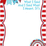 Get Free Printable Dr.seuss   Cat In The Hat Invitation Template   Dr Seuss Free Printable Templates