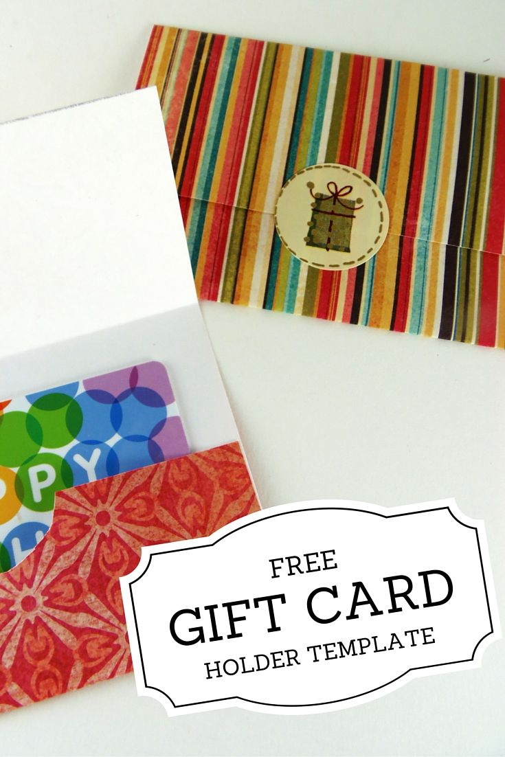 Gift Card Holder Templates | Printables | Pinterest | Printable Gift - Free Printable Christmas Money Holders