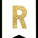 Gold Free Printable Banner Letters | Rolas Party | Free Printable   Free Happy Birthday Printable Letters