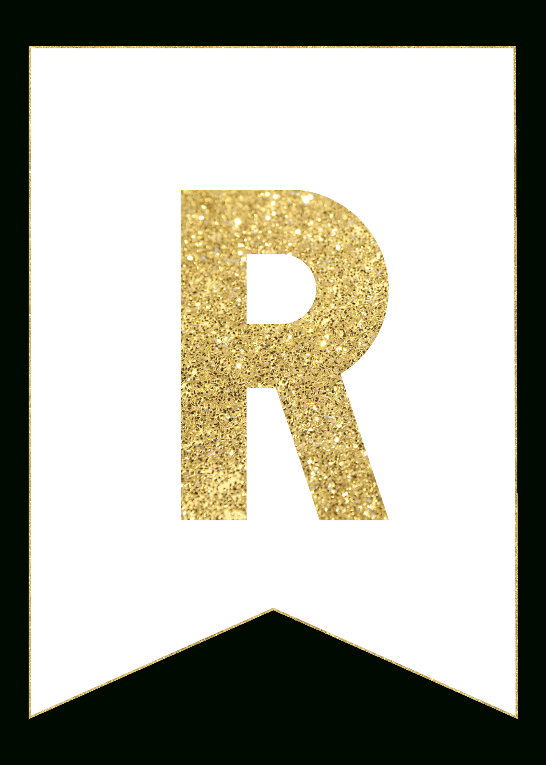 Gold Free Printable Banner Letters | Rolas Party | Printable Banner - Free Printable Banner Letters