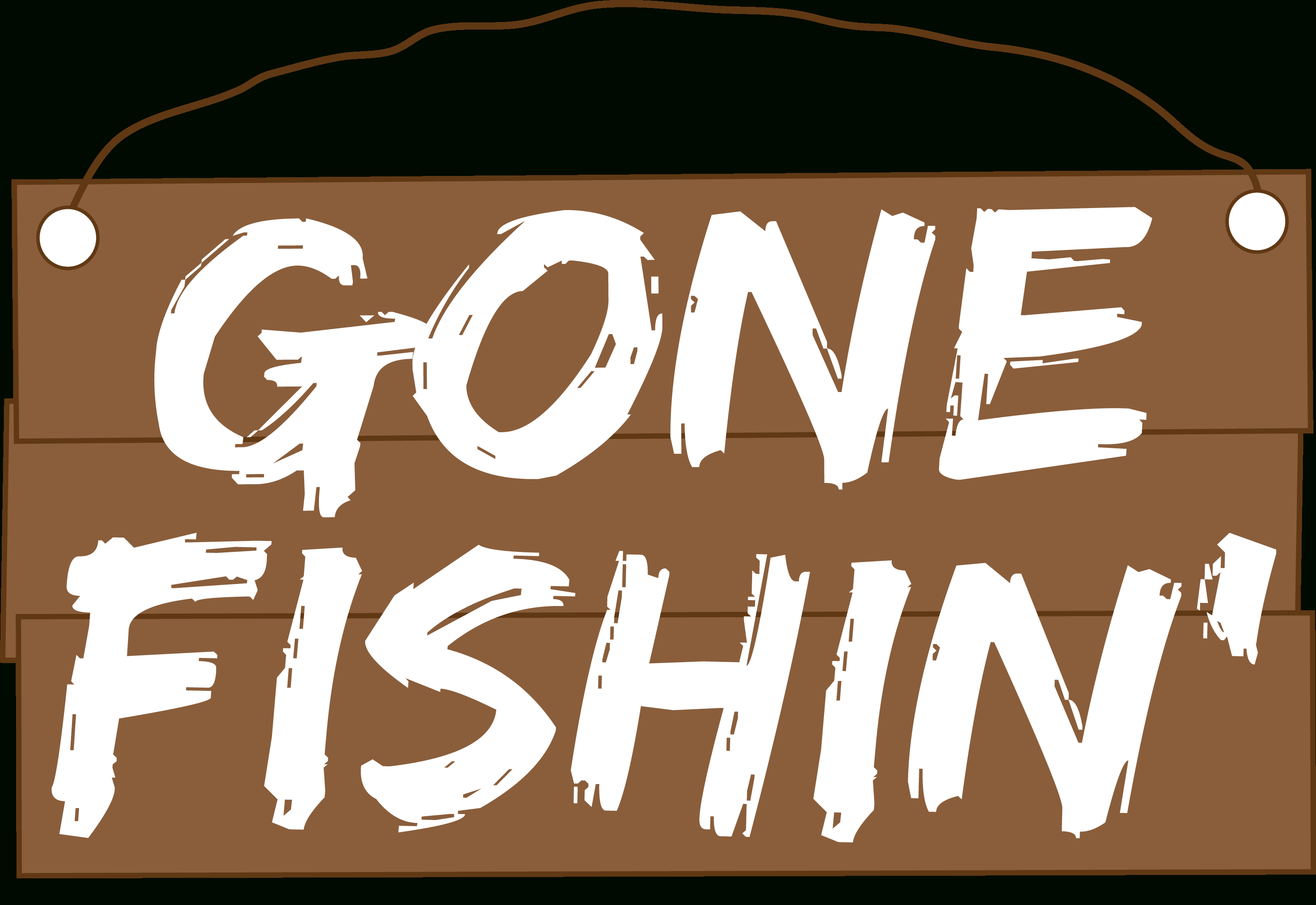 Gone Fishing | Western Rifle Shooters Association - Free Printable Gone Fishing Sign