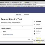 Google Classroom: Creating A Test   Youtube   Free Printable Multiple Choice Spelling Test Maker