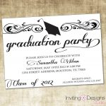 Graduate Invites, Glamorous Grad Party Invites To Design Party   Free Printable Graduation Invitations 2014