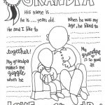 Grandparent Coloring Pages For Grandparents Day | Grandparents, Card   Free Printable Happy Fathers Day Grandpa Cards
