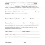 Grandparents' Medical Consent Form – Minor (Child) | Eforms – Free   Free Printable Caregiver Forms