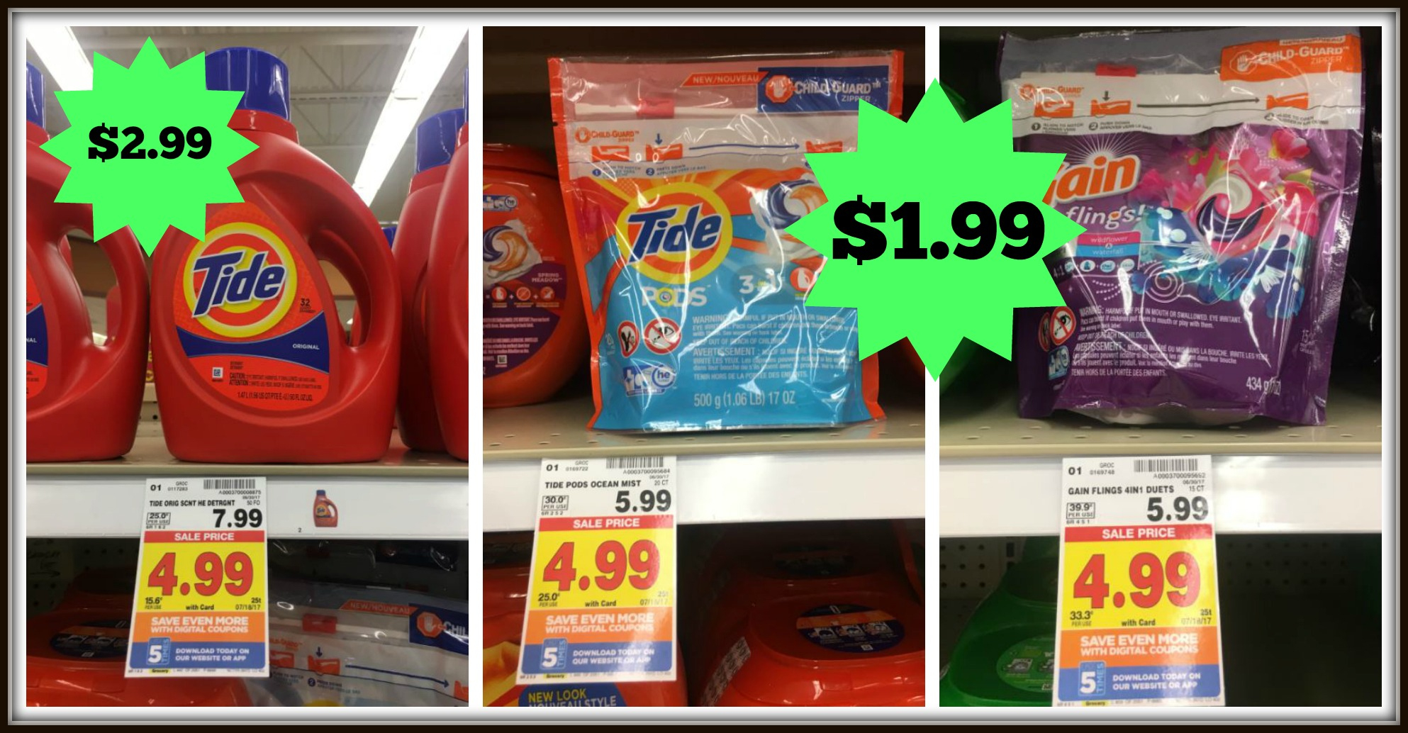 Great Tide Deals At Kroger (Pods/flings For $1.99 And Liquid For - Tide Coupons Free Printable