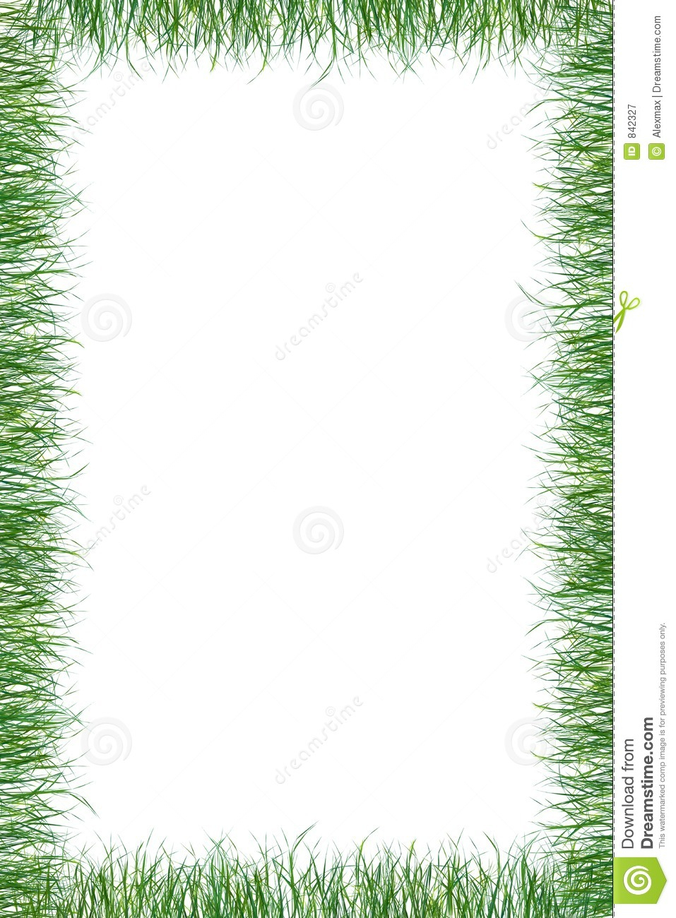 Green Grass Paper Summer Background Stock Illustration - Free Printable Summer Borders