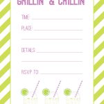 Grillin' & Chillin' – Free Printable Cook Out Invitations | Emmy +   Free Printable Cookout Invitations