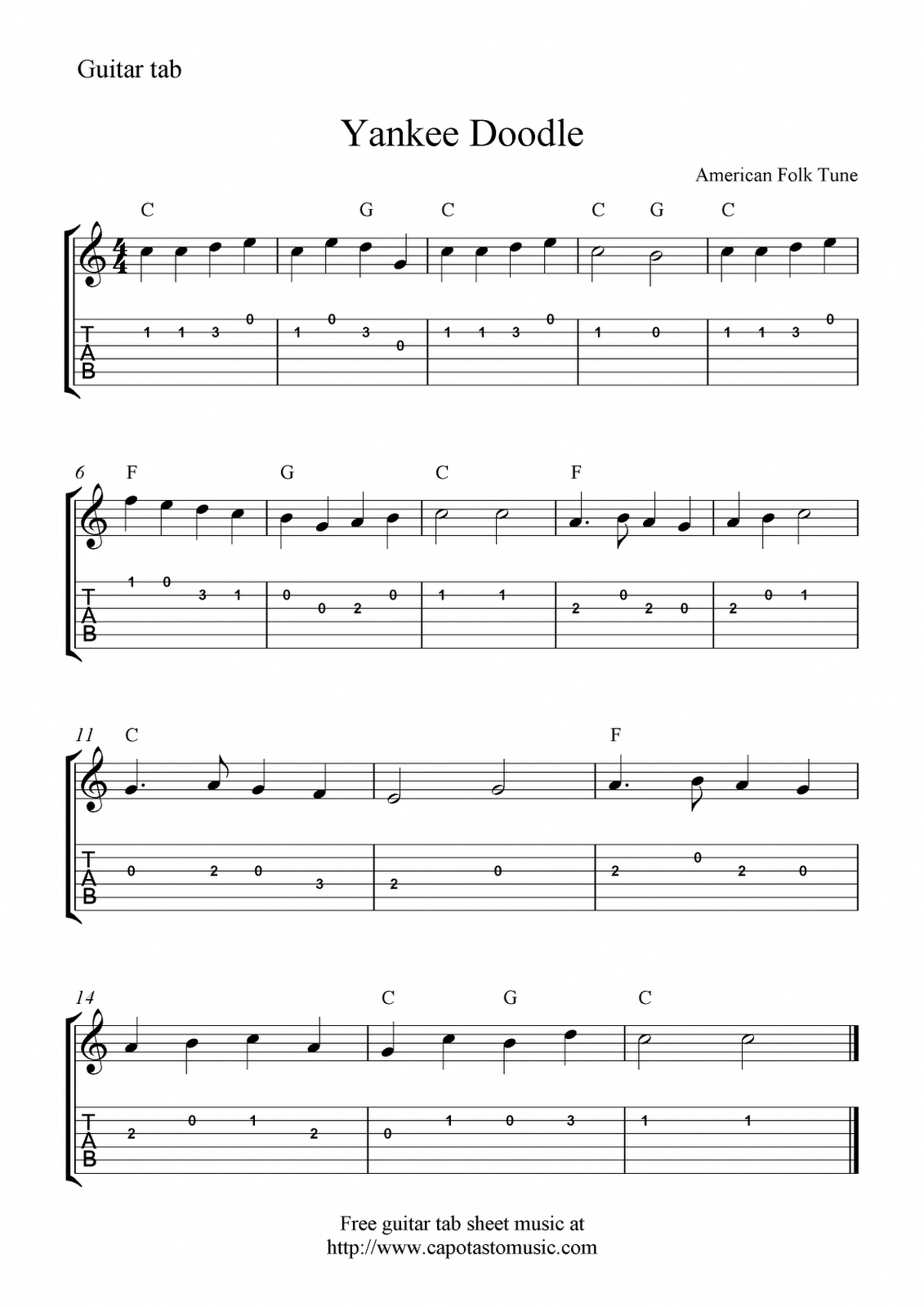 Guitar Easy Sheet Music - Google Search #learningguitar | Guitar - Free Printable Guitar Tabs For Beginners