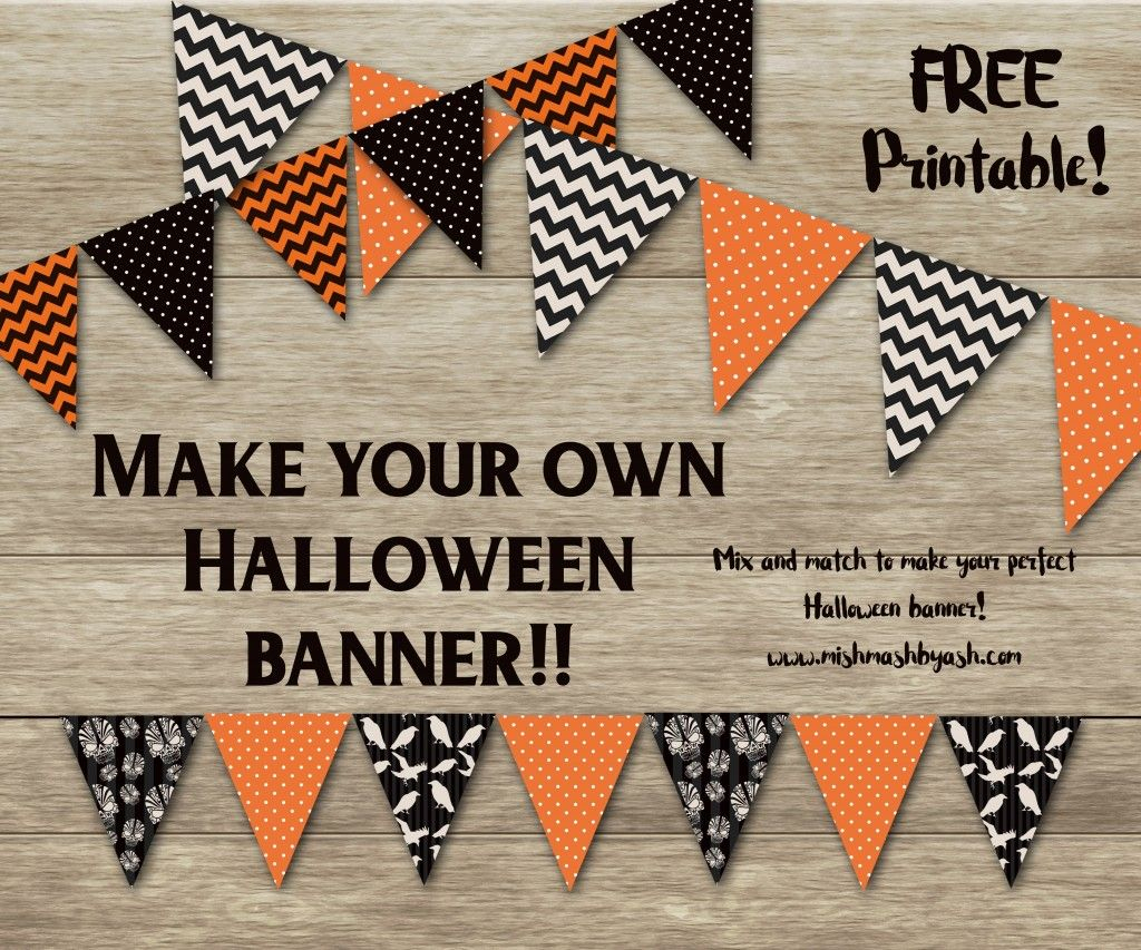Halloween Banner, Free Halloween Printable, Printable Halloween - Free Printable Halloween Banner