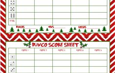 Free Printable Halloween Bunco Score Sheets