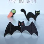 Halloween Craft Menagerie   Free Cute Cats, Owls & Bats!   Free Printable Halloween Paper Crafts