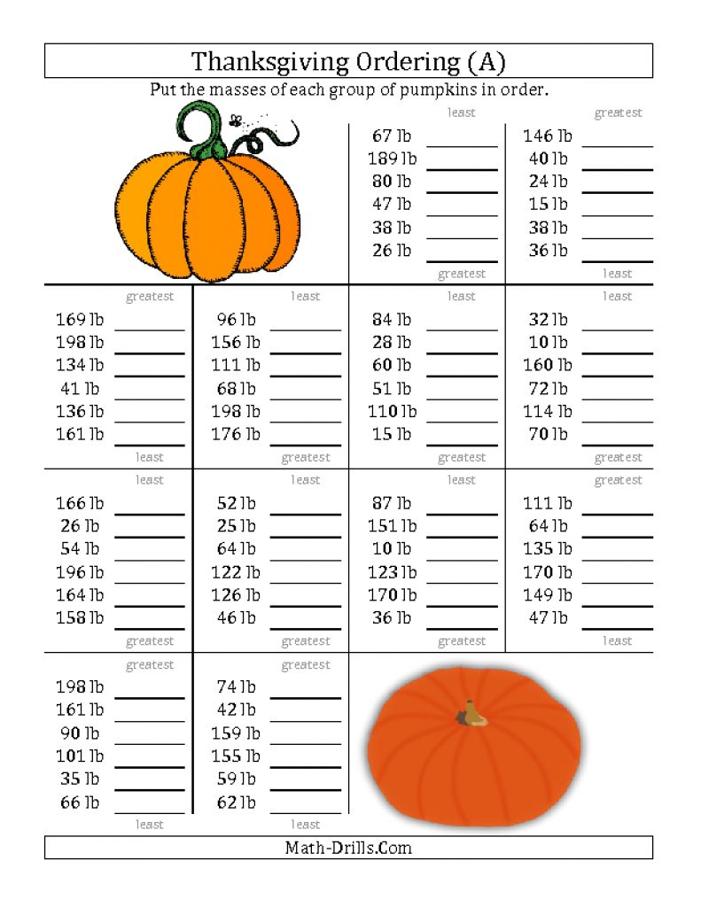 Halloween Math Worksheets Middle School Fresh Luxury Fun Fraction - Free Printable Thanksgiving Worksheets For Middle School