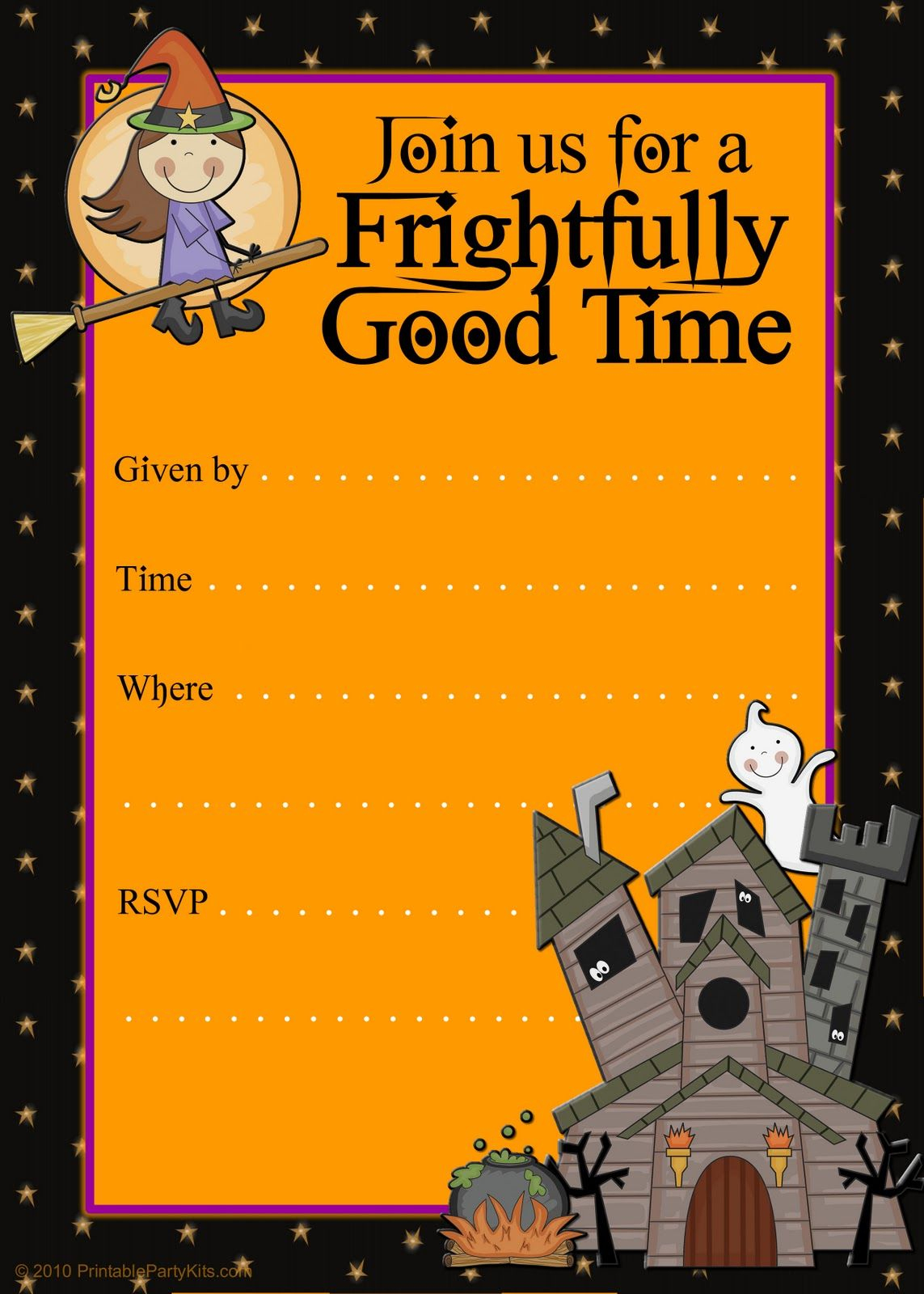 Halloween Party Invitations | Halloween Party Invitation Templates - Halloween Party Invitation Templates Free Printable