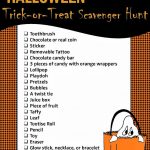 Halloween Scavenger Hunt   Free Printable To Take Along Trick Or   Free Printable Halloween Scavenger Hunt