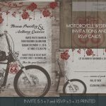 Harley Davidson Wedding Invitations Motorcycle Biker Bride Etsy   Motorcycle Invitations Free Printable