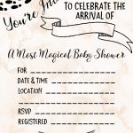 Harry Potter Baby Shower Ideas & Free Printables   Our Handcrafted Life   Harry Potter Birthday Invitations Free Printable