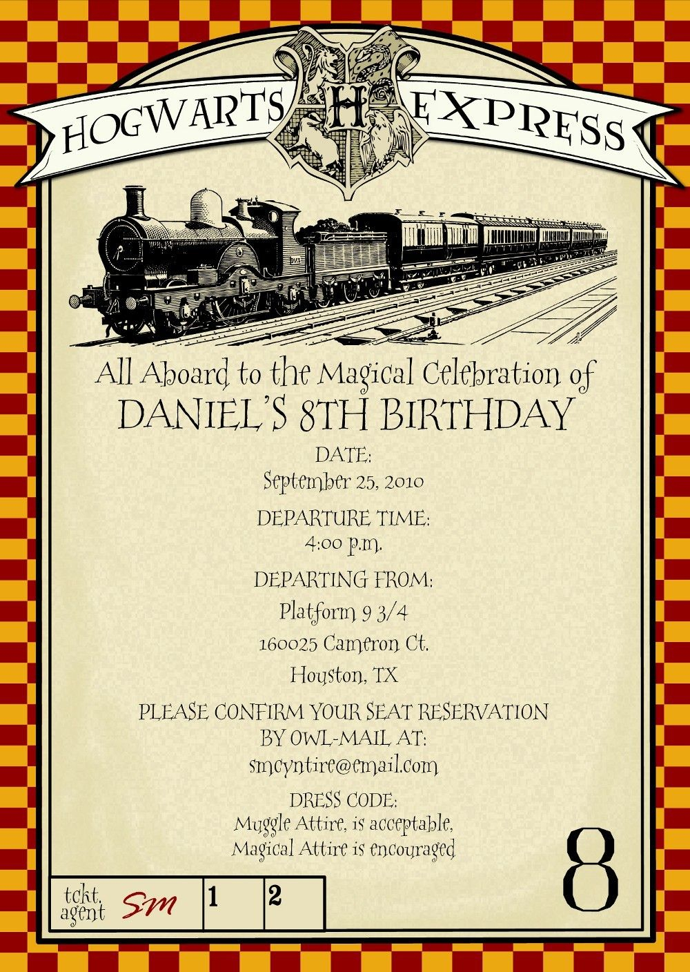 Harry Potter Party Invitations Free Printable | Harry Potter - Harry Potter Birthday Invitations Free Printable