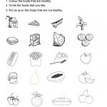 Healthy Foods | Projects To Try | Pinterest | Healthy Meals For Kids   Free Printable Healthy Eating Worksheets
