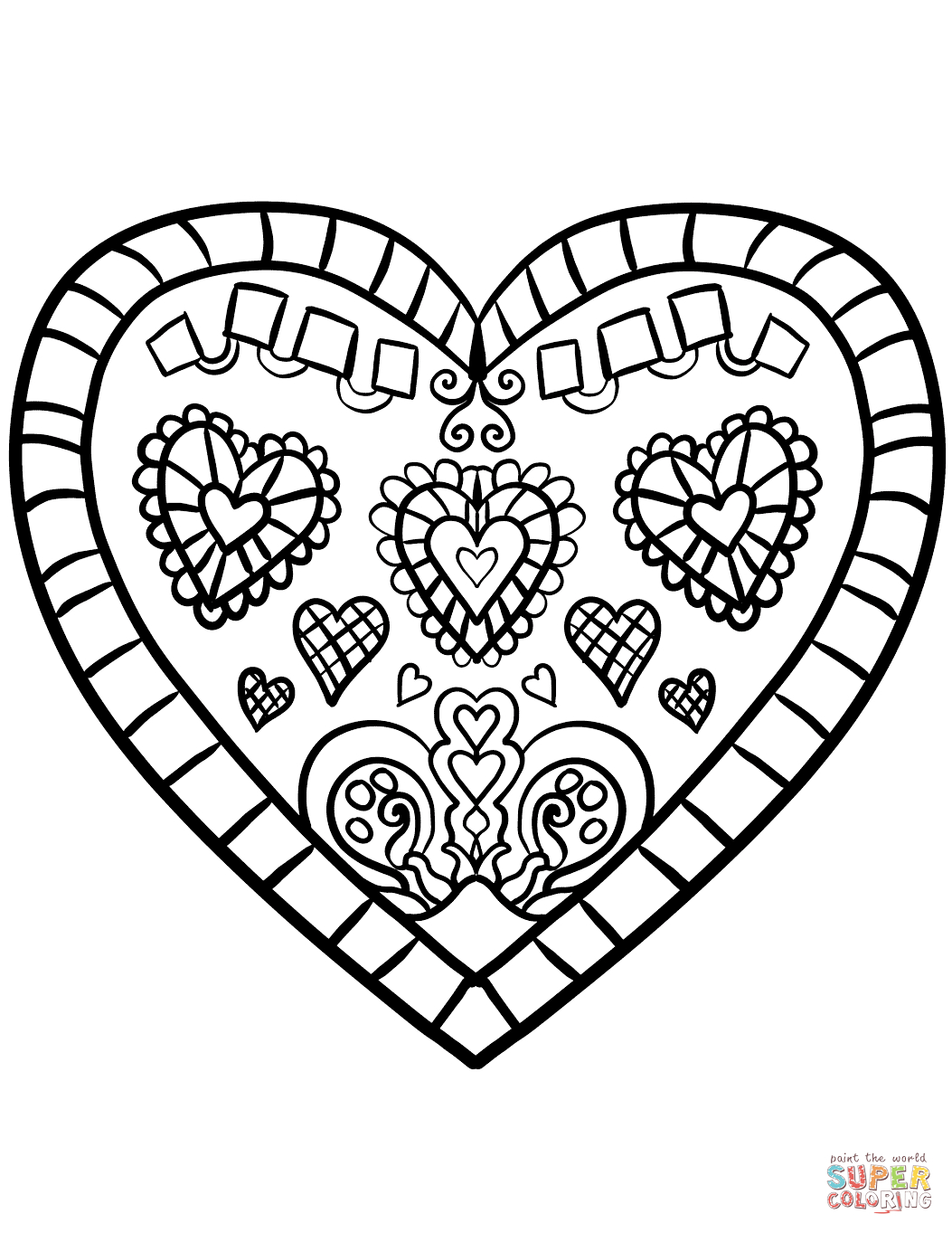 Heart Coloring Pages | Free Printable Pictures - Free Printable Heart Coloring Pages