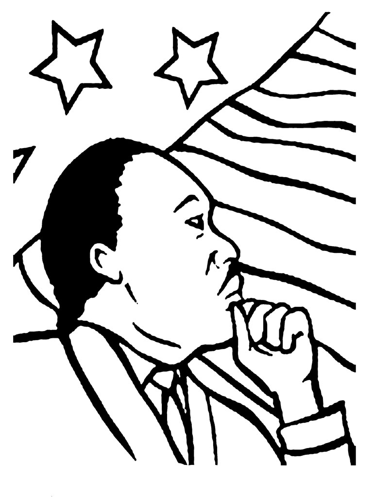 Heavenly Martin Luther King Coloring Pages Printable Photos Of Good - Martin Luther King Free Printable Coloring Pages