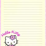 Hello Kitty | Borders,stationary,backgrounds | Pinterest | Hello   Free Printable Hello Kitty Stationery
