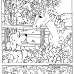 Hidden Pictures Page   Print Your Hidden Pictures Horse Dog Page   Free Printable Fall Hidden Pictures