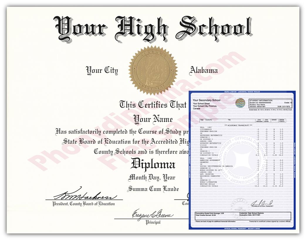 High School Fake Diplomas &amp;amp; Transcripts - Fast Delivery - Find Fake - Free Printable Ged Transcripts