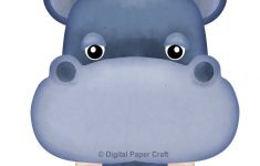 Free Printable Hippo Mask