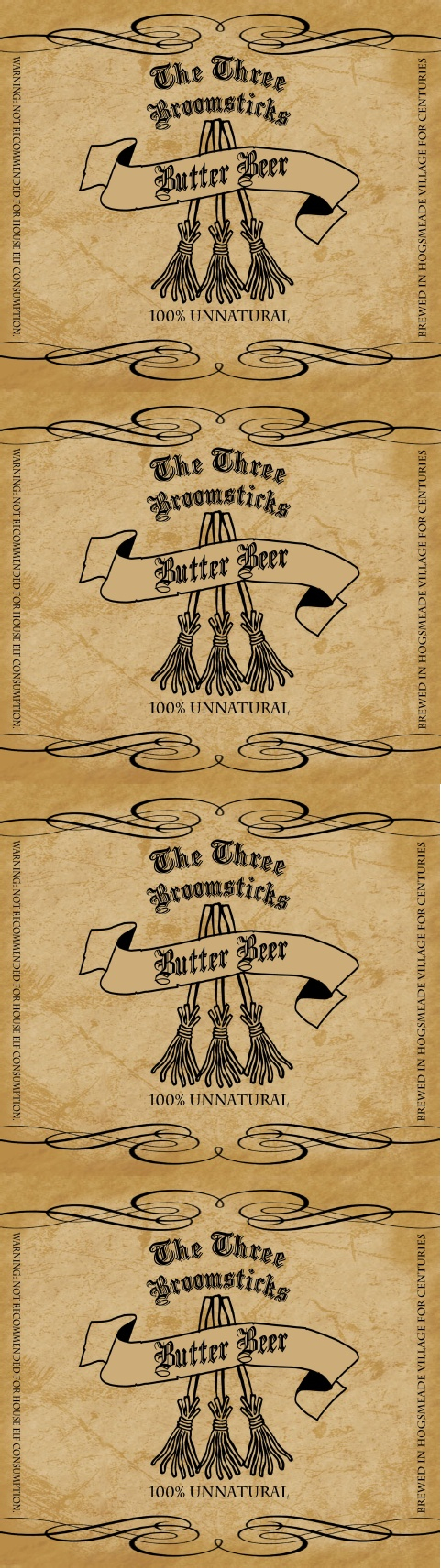 Hog Warts Express Butter Beer Label | Harry Potter Party Ideas - Free Printable Butterbeer Labels