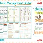 Home Management Binder And Free Important Dates Printable | Budget   Free Printable Household Binder