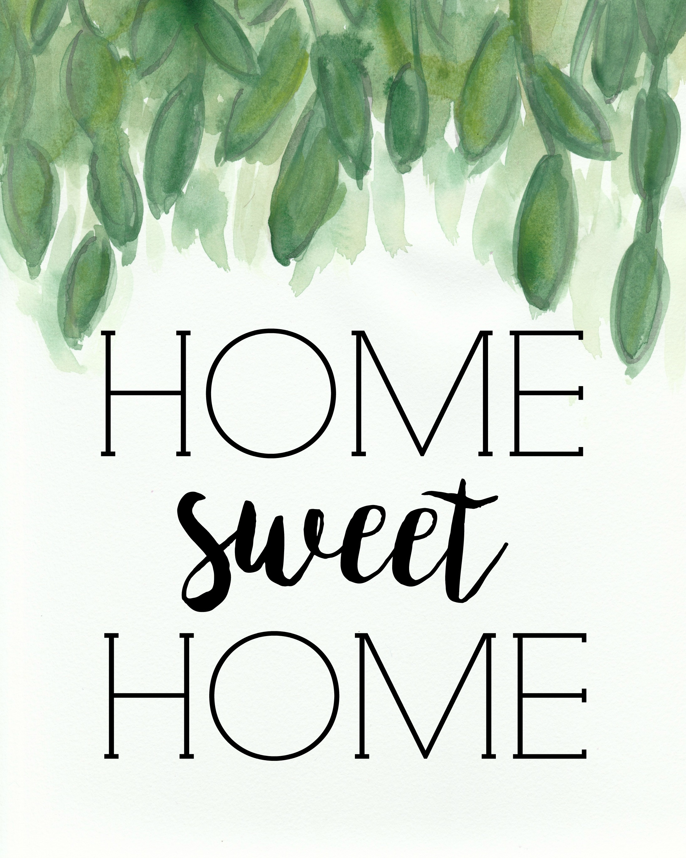 Home Sweet Home - Free Printable! - Miss Homebody - Home Sweet Home Free Printable