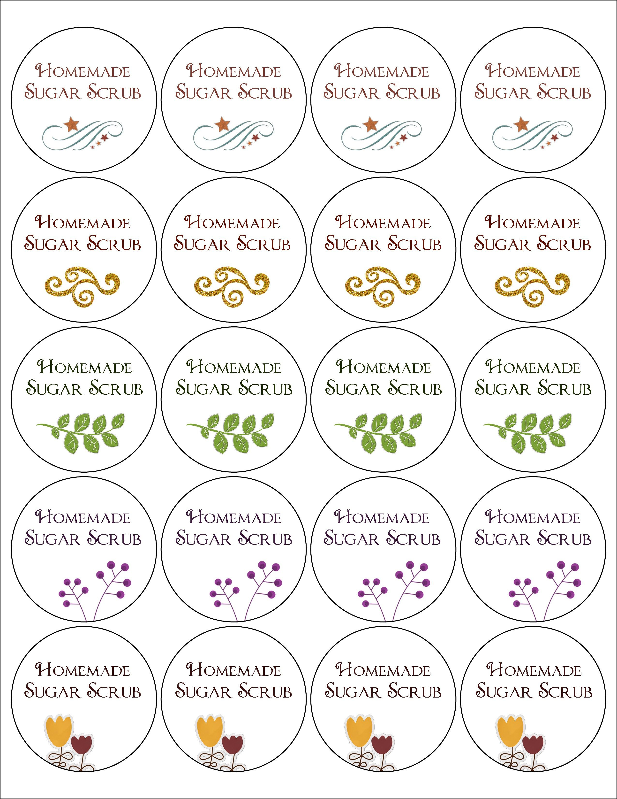 Homemade Sugar Scrub - Easy Gift Series | Diy Gifts | Pinterest - Free Printable Sugar Scrub Labels