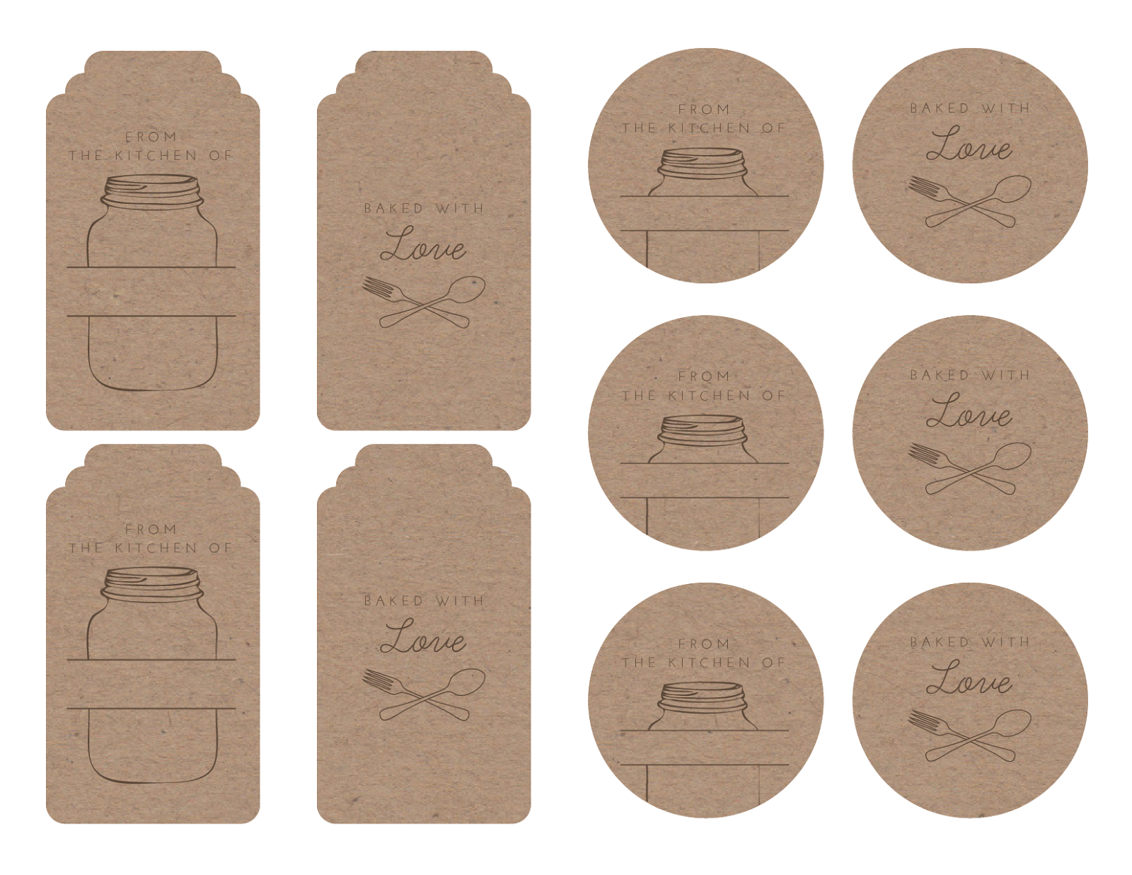 Homemade Tags For Your Baked Goods | Printables &amp;amp; Graphics - Free Printable Baking Labels