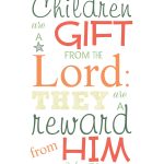 Hope For The Mom Of Many Little Ones, Free Printable Scripture Wall   Free Printable Bible Verses For Children