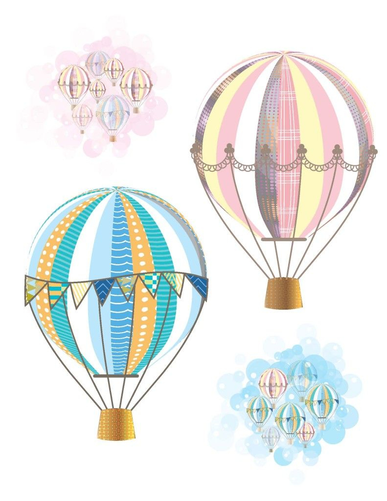 Hot Air Balloon Party Free Printables | Hot Air Balloon Party - Free Printable Pictures Of Balloons