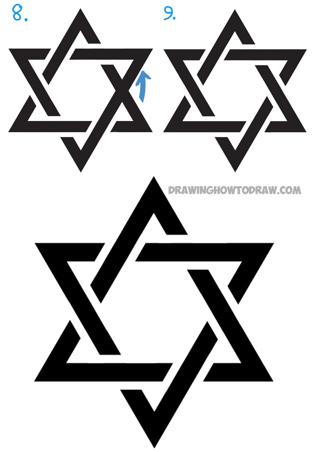 how-to-draw-the-star-of-david-the-jewish-star-with-easy-steps-star-of-david-template-free