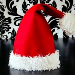 How To Make A Santa Hat   Youtube   Free Printable Santa Hat Patterns