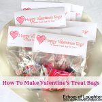 How To Make Valentine Treat Bag Toppers & Free Printable   Echoes Of   Free Printable Bag Toppers