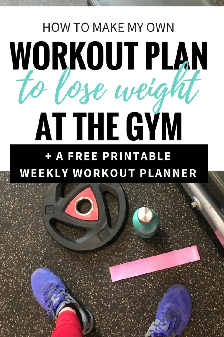 How To Make Your Own Workout Plan [Printable] | Workouts | Pinterest - Free Printable Gym Workout Plans